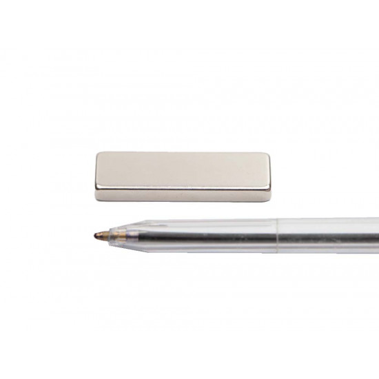 Ímã de neodímio bloco 40 x 12 x 4,5 mm - N42